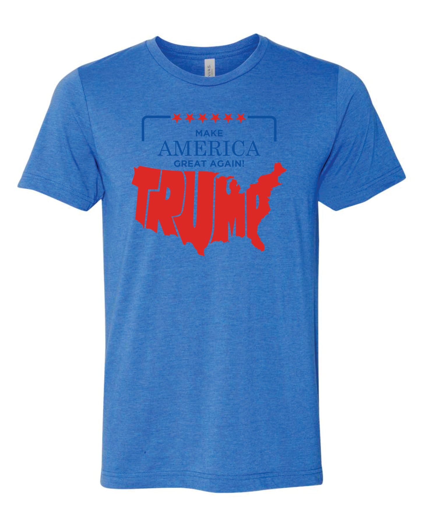 MAGA Trump Heather Canvas Shirt