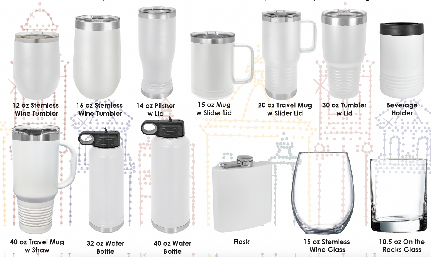 ICONIC PLAZA LIGHTS DRINKWARE