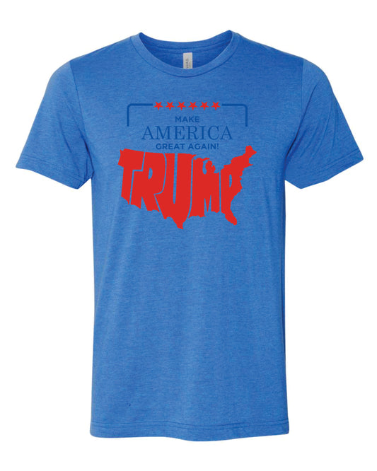 MAGA Trump Heather Canvas Shirt