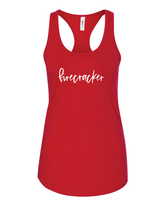 FIRECRACKER 4th of July Tank Top Women